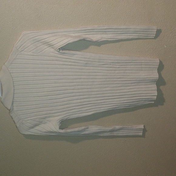 Madewell Cream Ribbed Knit Collar Cardigan Button Down Sweater XXS - Picture 6 of 6